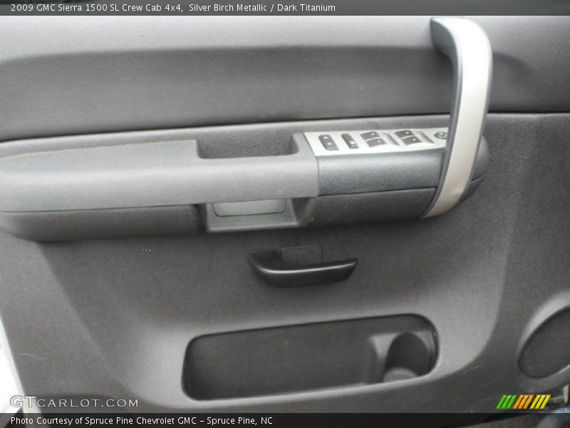 Silver Birch Metallic / Dark Titanium 2009 GMC Sierra 1500 SL Crew Cab 4x4