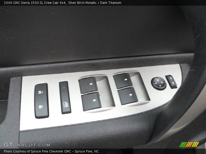 Silver Birch Metallic / Dark Titanium 2009 GMC Sierra 1500 SL Crew Cab 4x4