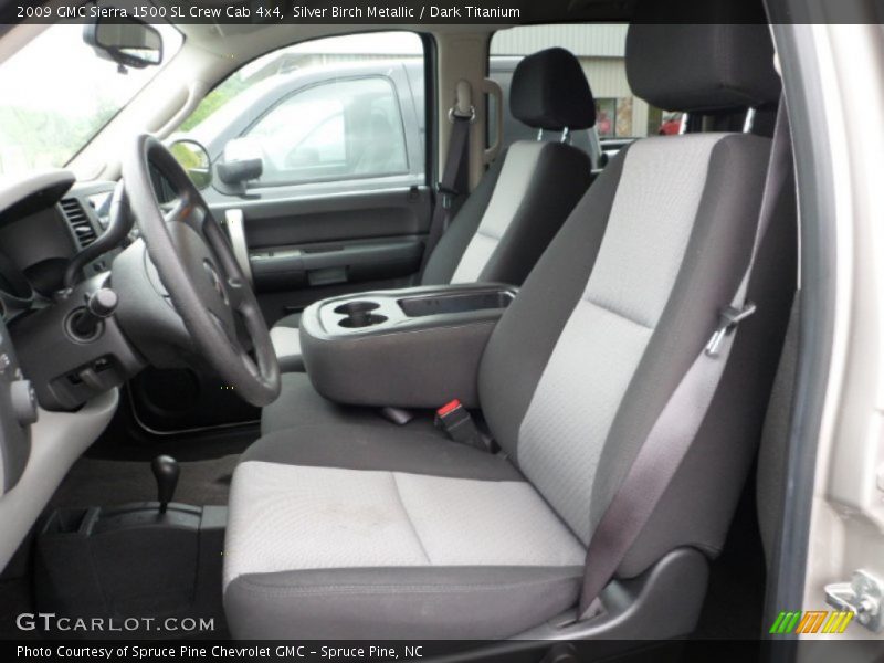  2009 Sierra 1500 SL Crew Cab 4x4 Dark Titanium Interior