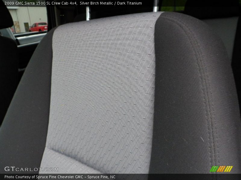 Silver Birch Metallic / Dark Titanium 2009 GMC Sierra 1500 SL Crew Cab 4x4