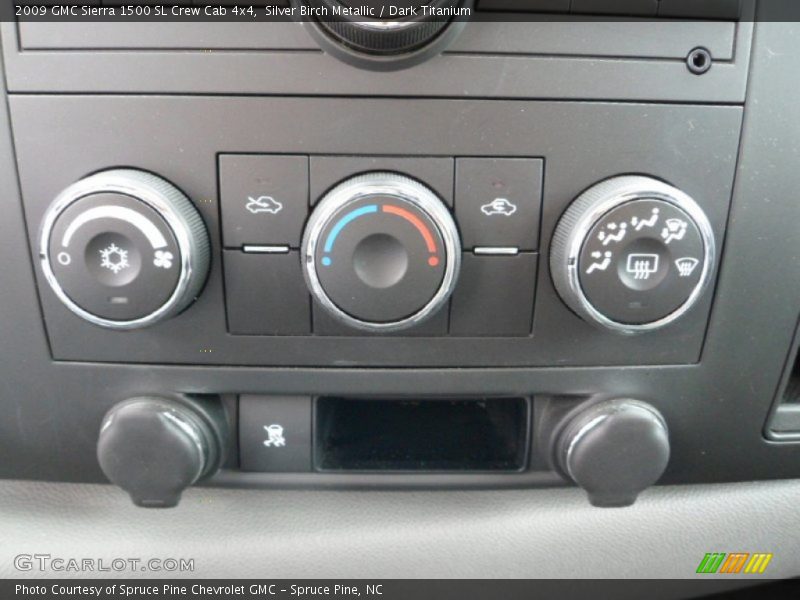 Controls of 2009 Sierra 1500 SL Crew Cab 4x4