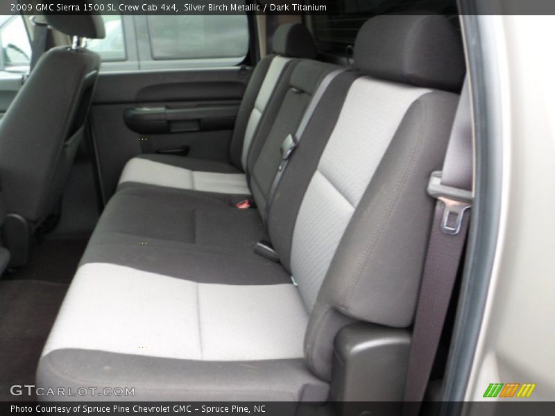 Silver Birch Metallic / Dark Titanium 2009 GMC Sierra 1500 SL Crew Cab 4x4