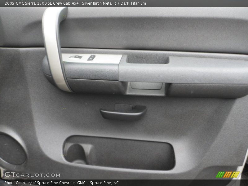 Silver Birch Metallic / Dark Titanium 2009 GMC Sierra 1500 SL Crew Cab 4x4