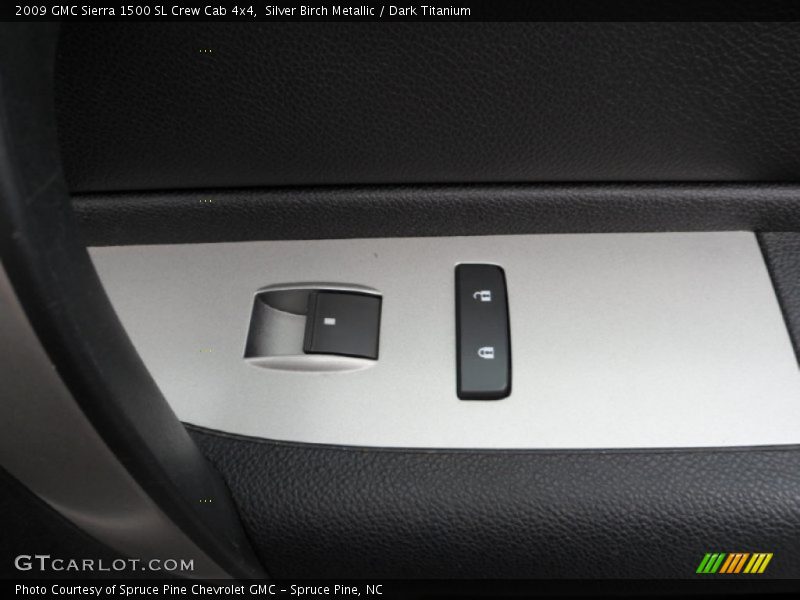 Silver Birch Metallic / Dark Titanium 2009 GMC Sierra 1500 SL Crew Cab 4x4