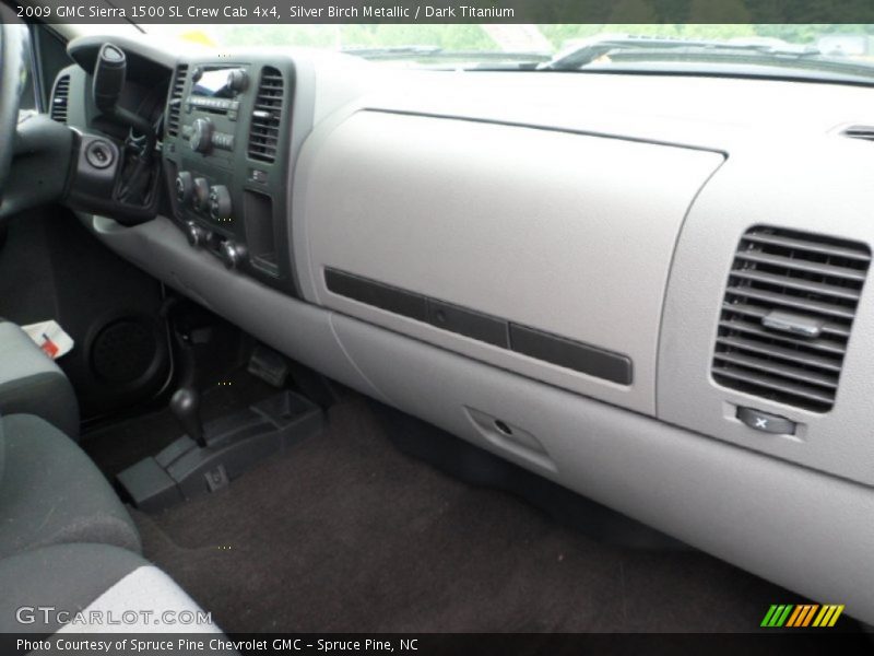 Silver Birch Metallic / Dark Titanium 2009 GMC Sierra 1500 SL Crew Cab 4x4
