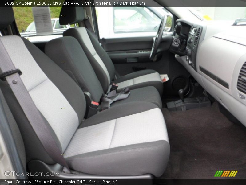 Silver Birch Metallic / Dark Titanium 2009 GMC Sierra 1500 SL Crew Cab 4x4