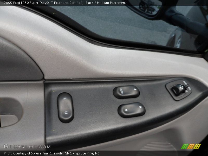 Black / Medium Parchment 2000 Ford F250 Super Duty XLT Extended Cab 4x4