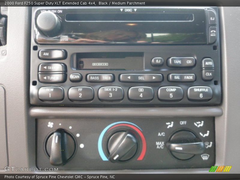 Black / Medium Parchment 2000 Ford F250 Super Duty XLT Extended Cab 4x4