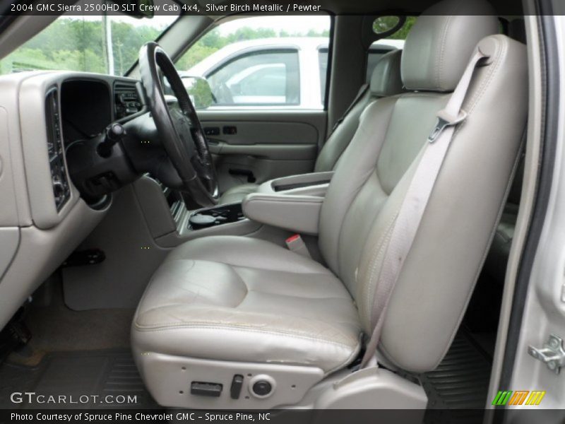 Silver Birch Metallic / Pewter 2004 GMC Sierra 2500HD SLT Crew Cab 4x4