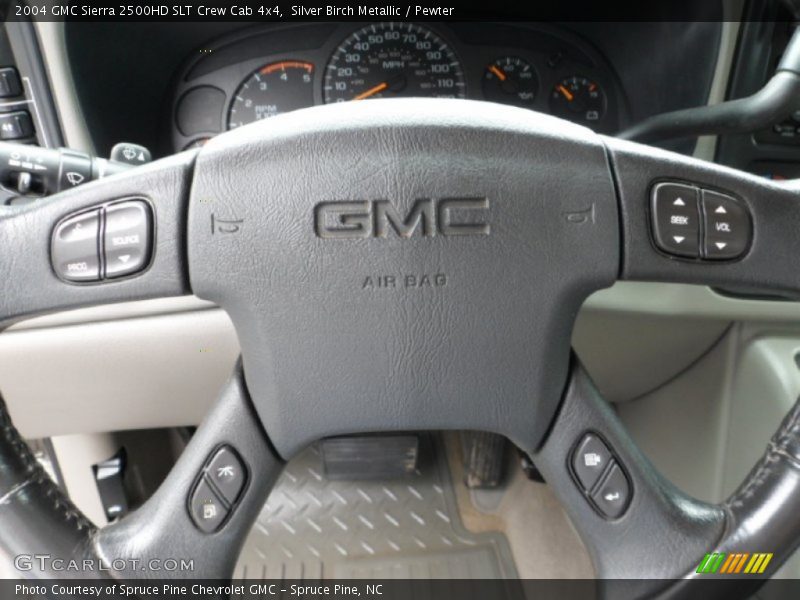 Silver Birch Metallic / Pewter 2004 GMC Sierra 2500HD SLT Crew Cab 4x4
