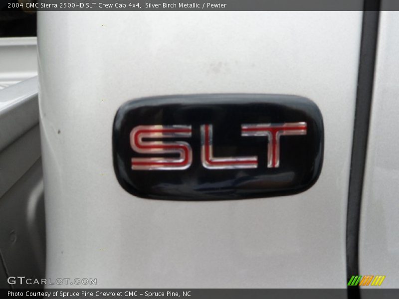 Silver Birch Metallic / Pewter 2004 GMC Sierra 2500HD SLT Crew Cab 4x4