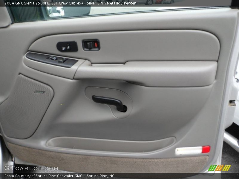 Silver Birch Metallic / Pewter 2004 GMC Sierra 2500HD SLT Crew Cab 4x4
