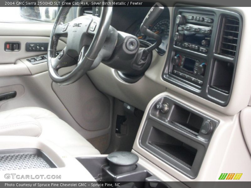Silver Birch Metallic / Pewter 2004 GMC Sierra 2500HD SLT Crew Cab 4x4