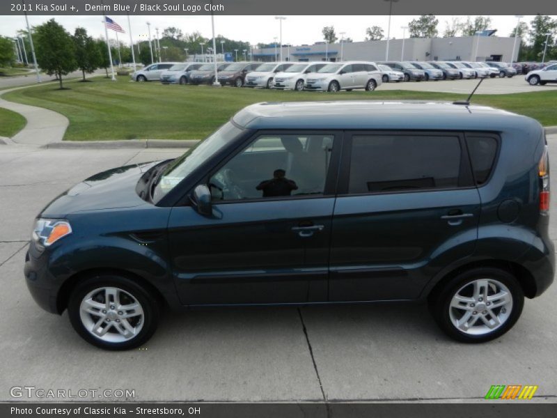 Denim Blue / Black Soul Logo Cloth 2011 Kia Soul +