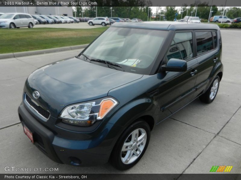 Denim Blue / Black Soul Logo Cloth 2011 Kia Soul +