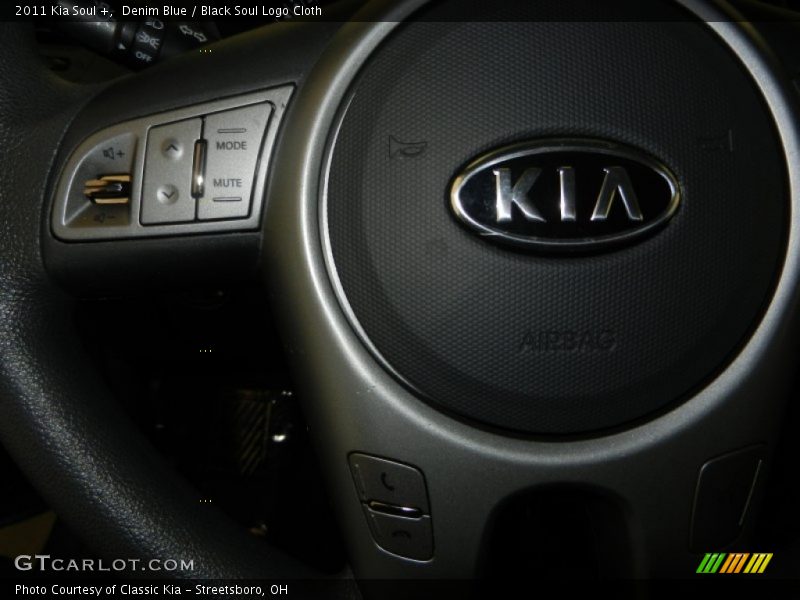 Denim Blue / Black Soul Logo Cloth 2011 Kia Soul +