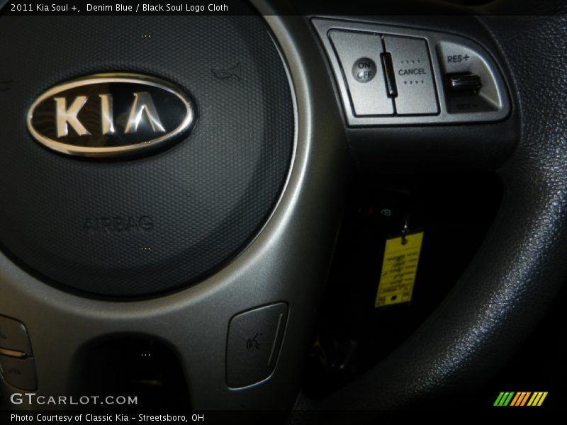 Denim Blue / Black Soul Logo Cloth 2011 Kia Soul +