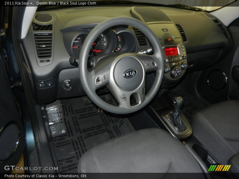 Denim Blue / Black Soul Logo Cloth 2011 Kia Soul +