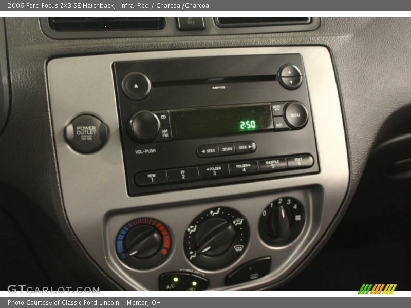 Audio System of 2006 Focus ZX3 SE Hatchback