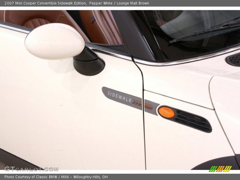  2007 Cooper Convertible Sidewalk Edition Logo
