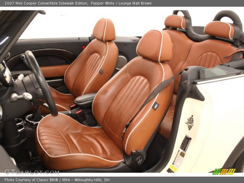  2007 Cooper Convertible Sidewalk Edition Lounge Malt Brown Interior