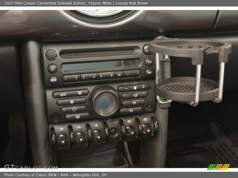 Controls of 2007 Cooper Convertible Sidewalk Edition