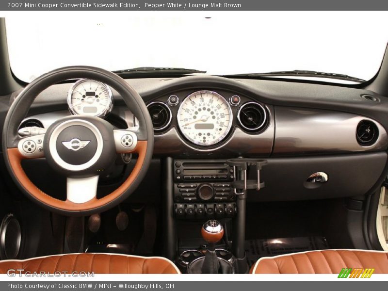 Dashboard of 2007 Cooper Convertible Sidewalk Edition
