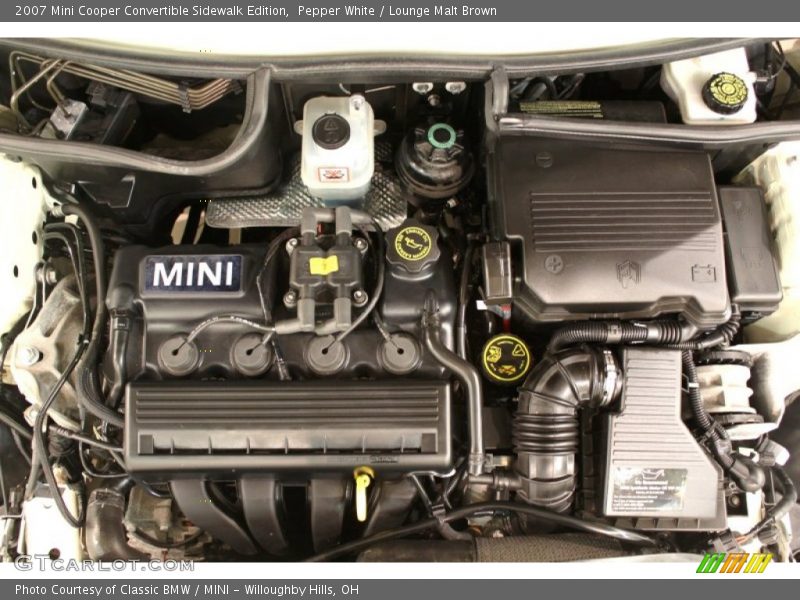  2007 Cooper Convertible Sidewalk Edition Engine - 1.6 Liter SOHC 16-Valve 4 Cylinder