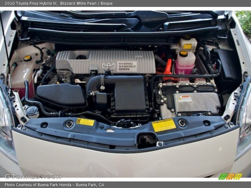 Blizzard White Pearl / Bisque 2010 Toyota Prius Hybrid IV