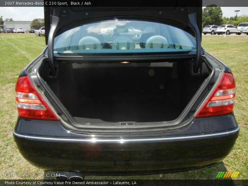 Black / Ash 2007 Mercedes-Benz C 230 Sport