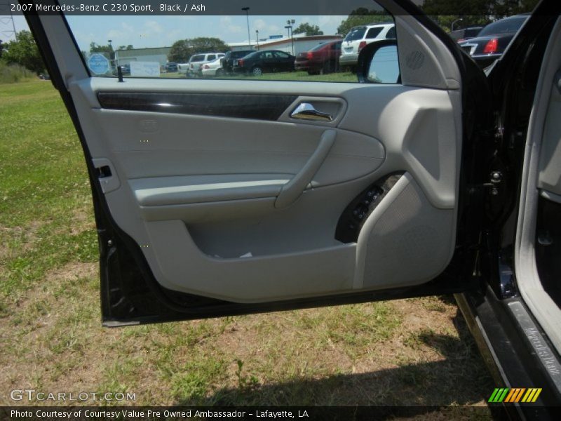 Black / Ash 2007 Mercedes-Benz C 230 Sport