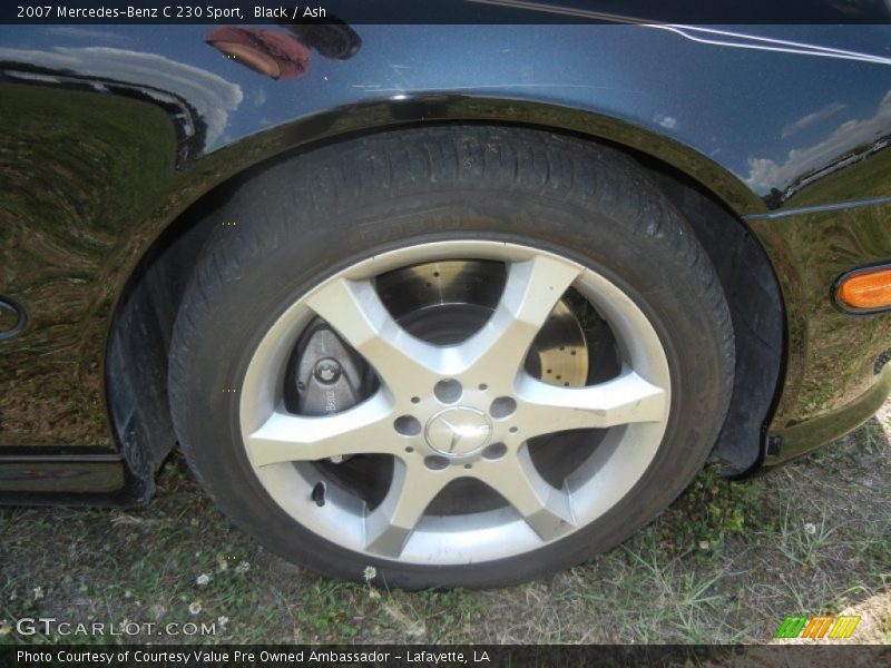 Black / Ash 2007 Mercedes-Benz C 230 Sport