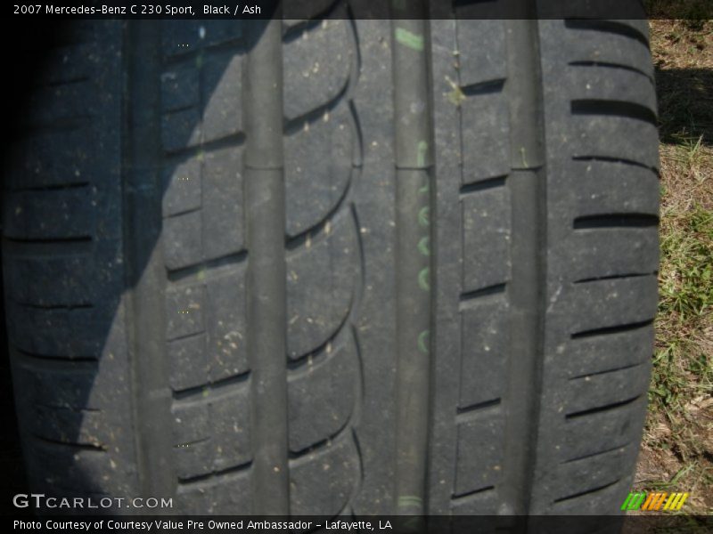 Black / Ash 2007 Mercedes-Benz C 230 Sport
