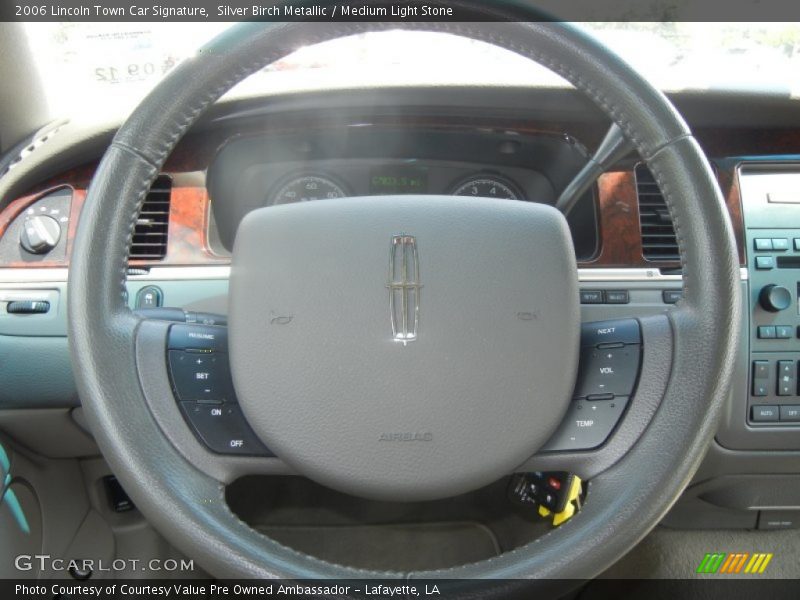 Silver Birch Metallic / Medium Light Stone 2006 Lincoln Town Car Signature