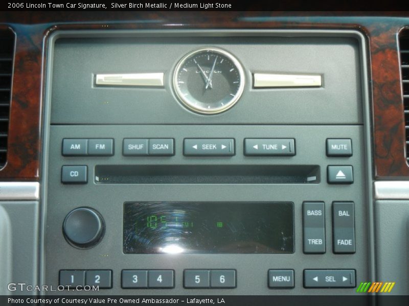 Silver Birch Metallic / Medium Light Stone 2006 Lincoln Town Car Signature