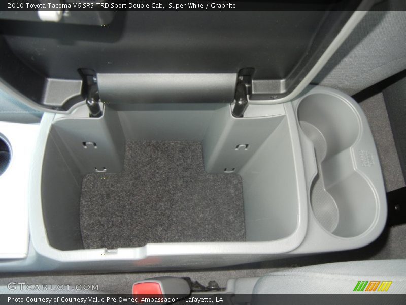 Super White / Graphite 2010 Toyota Tacoma V6 SR5 TRD Sport Double Cab