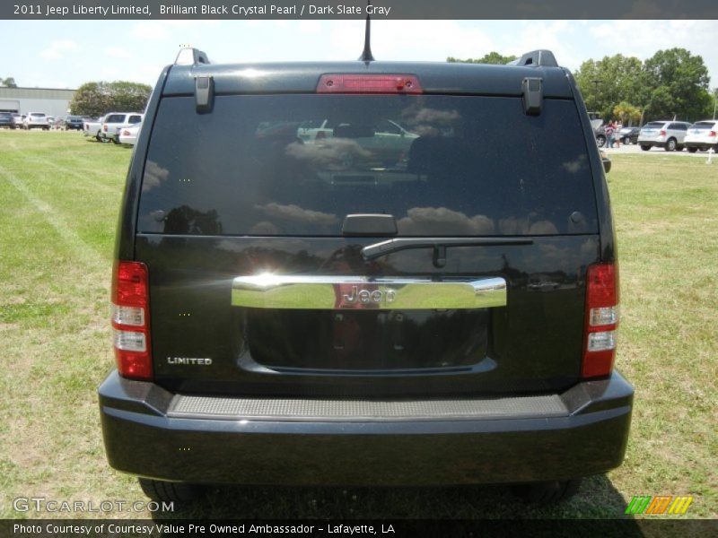 Brilliant Black Crystal Pearl / Dark Slate Gray 2011 Jeep Liberty Limited