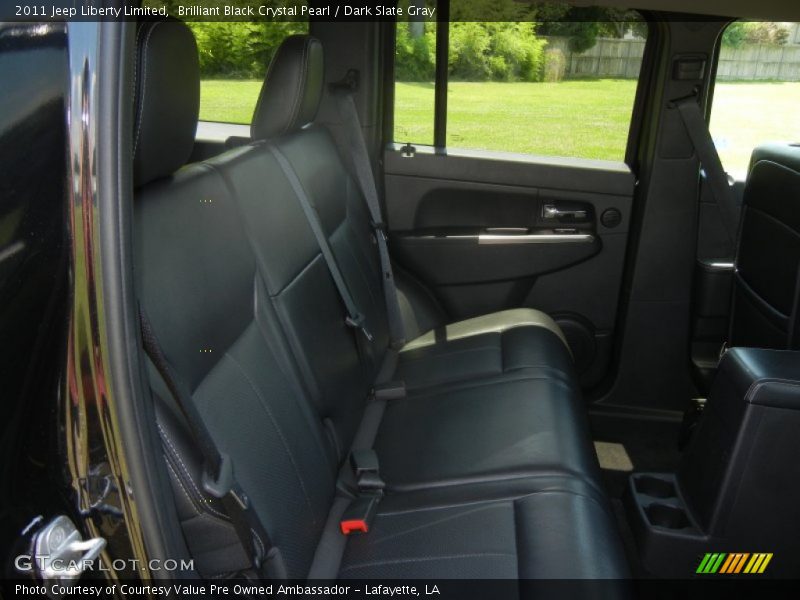 Brilliant Black Crystal Pearl / Dark Slate Gray 2011 Jeep Liberty Limited
