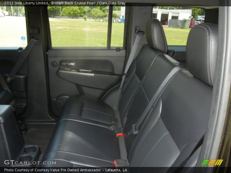 Brilliant Black Crystal Pearl / Dark Slate Gray 2011 Jeep Liberty Limited