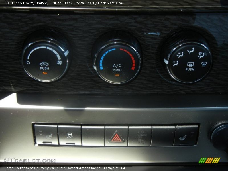 Brilliant Black Crystal Pearl / Dark Slate Gray 2011 Jeep Liberty Limited