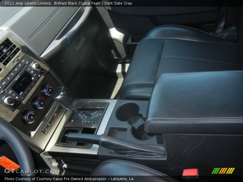 Brilliant Black Crystal Pearl / Dark Slate Gray 2011 Jeep Liberty Limited