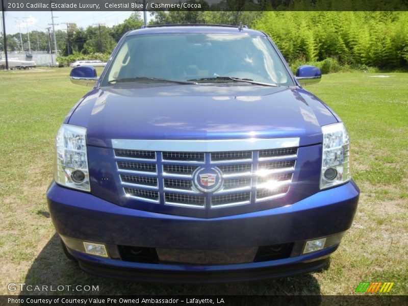 Celestial Blue / Cashmere/Cocoa 2010 Cadillac Escalade Luxury