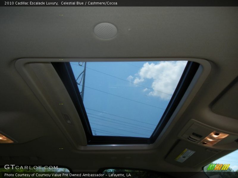 Celestial Blue / Cashmere/Cocoa 2010 Cadillac Escalade Luxury