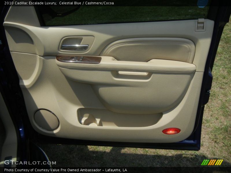 Celestial Blue / Cashmere/Cocoa 2010 Cadillac Escalade Luxury