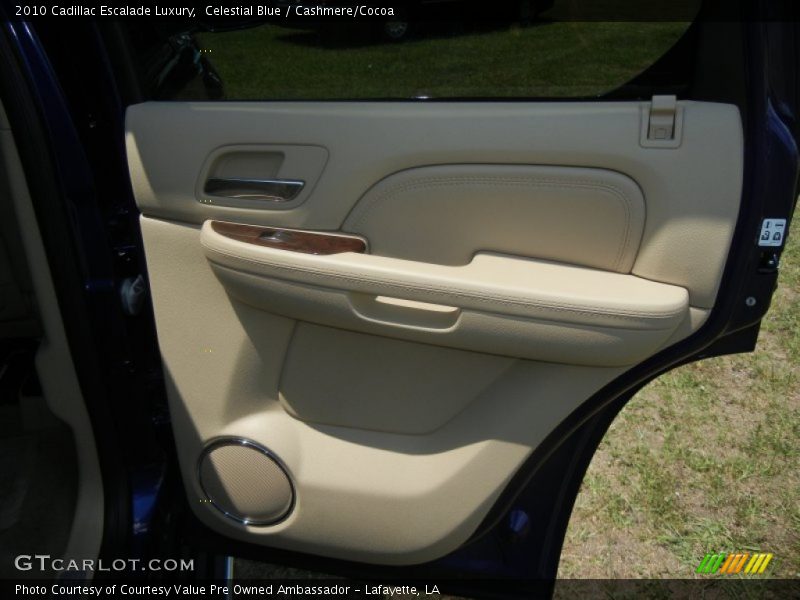 Celestial Blue / Cashmere/Cocoa 2010 Cadillac Escalade Luxury
