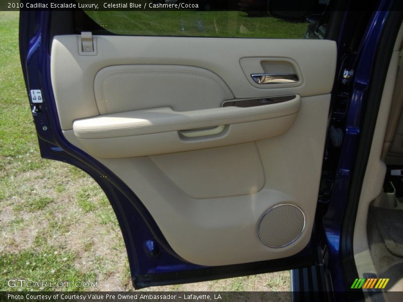 Celestial Blue / Cashmere/Cocoa 2010 Cadillac Escalade Luxury