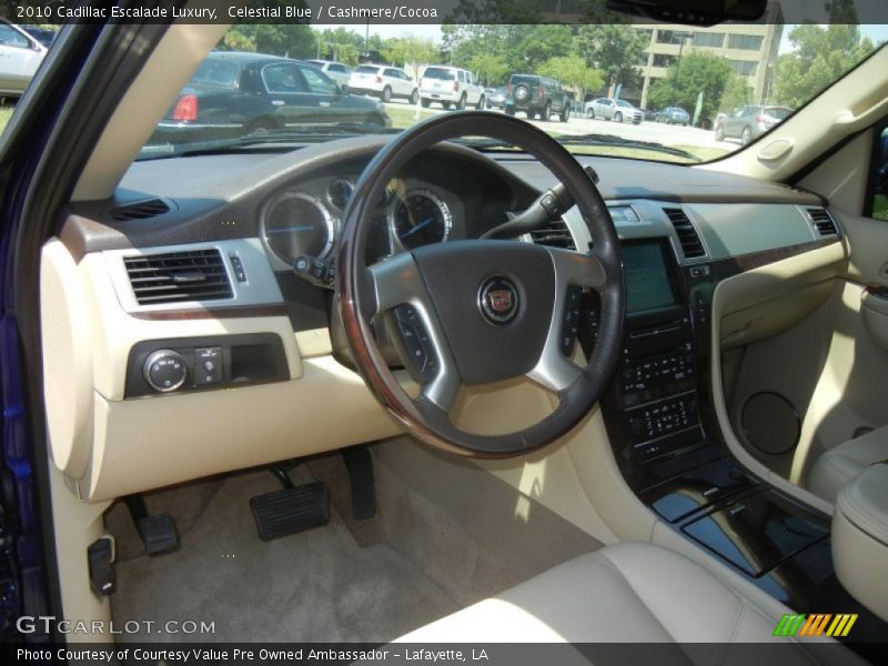 Celestial Blue / Cashmere/Cocoa 2010 Cadillac Escalade Luxury