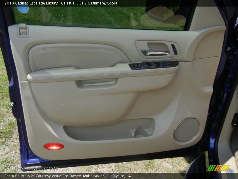Celestial Blue / Cashmere/Cocoa 2010 Cadillac Escalade Luxury