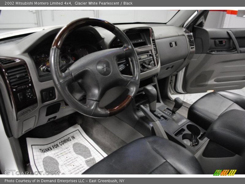  2002 Montero Limited 4x4 Black Interior