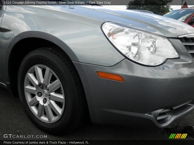 Silver Steel Metallic / Dark Slate Gray 2010 Chrysler Sebring Touring Sedan